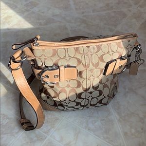 Coach Brown Cross-Body Purse